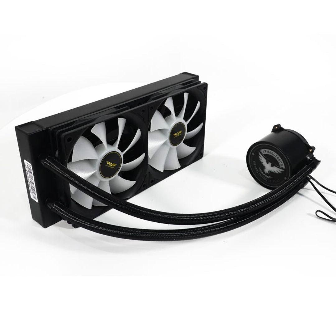 Armaggeddon Arctic Freeze 240 CPU Liquid Cooler - White - RetroguySA