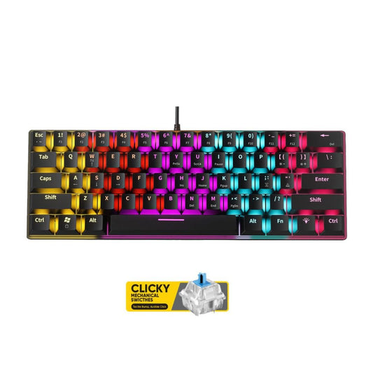 Armaggeddon MKA - 1C Neo Psychswift 61 keys Mechanical Keyboard - Clicky - RetroguySA