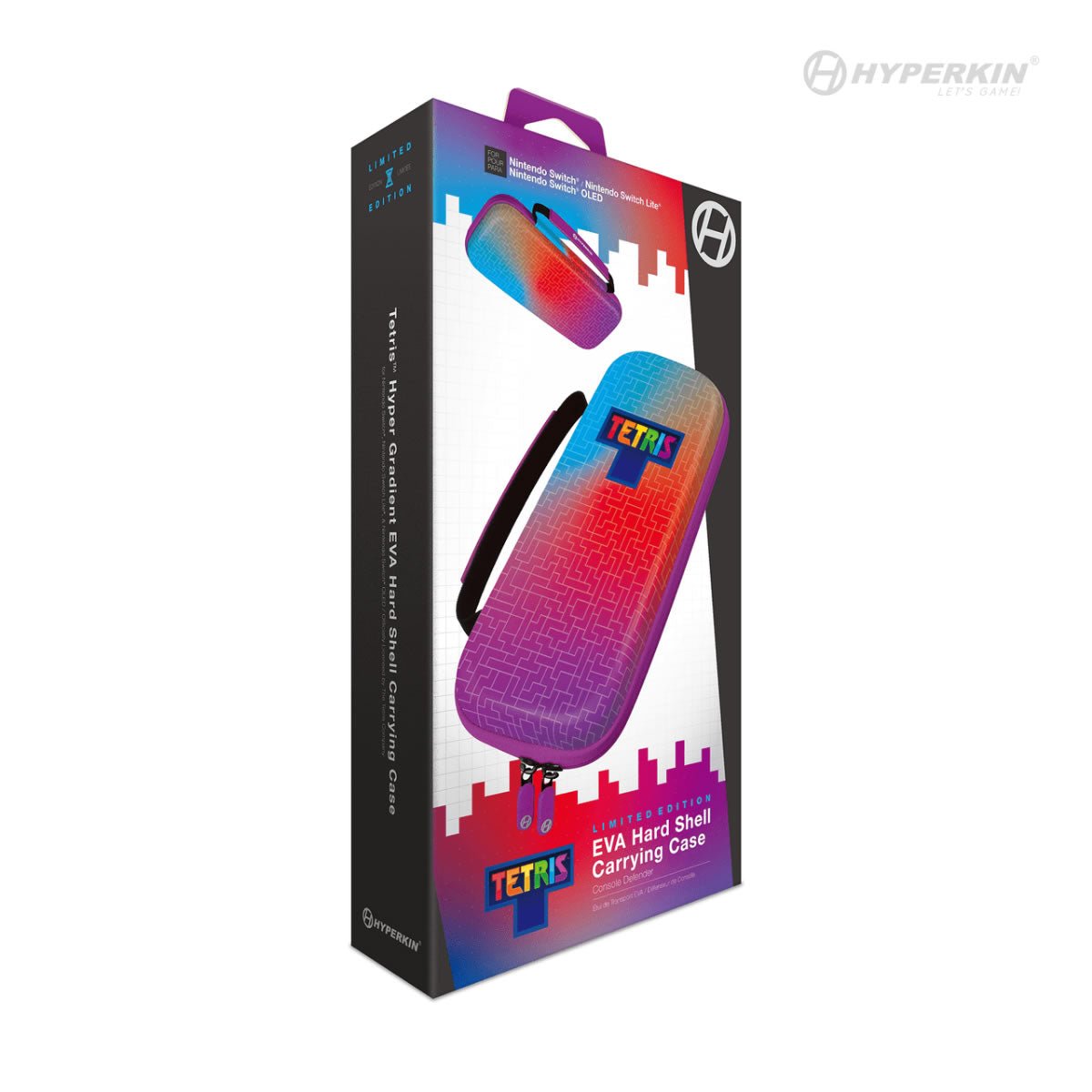 Hyperkin Limited Edition Official Tetris EVA Hard Shell Carrying Case - Hyper Gradient - RetroguySA