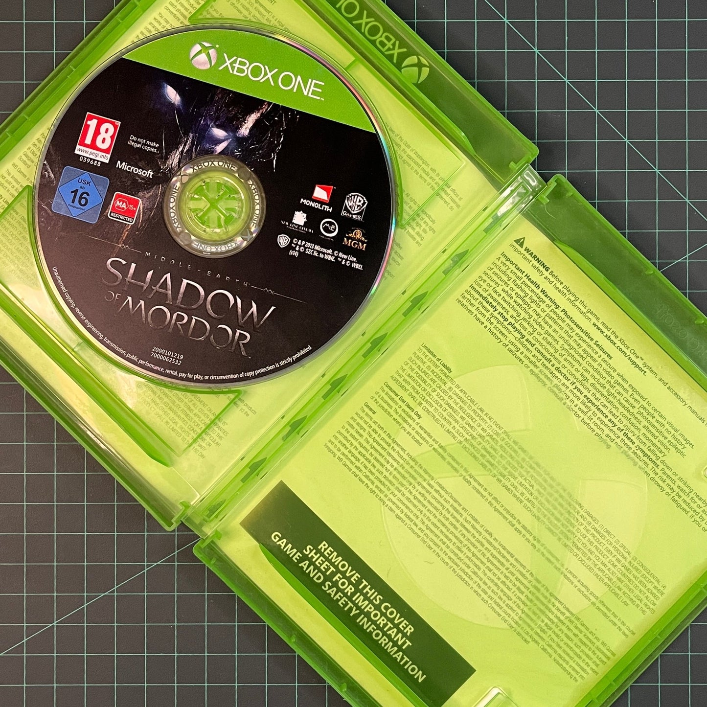 Middle Earth: Shadow of Mordor | XBOX ONE | Used Game | No Manual - RetroguySA