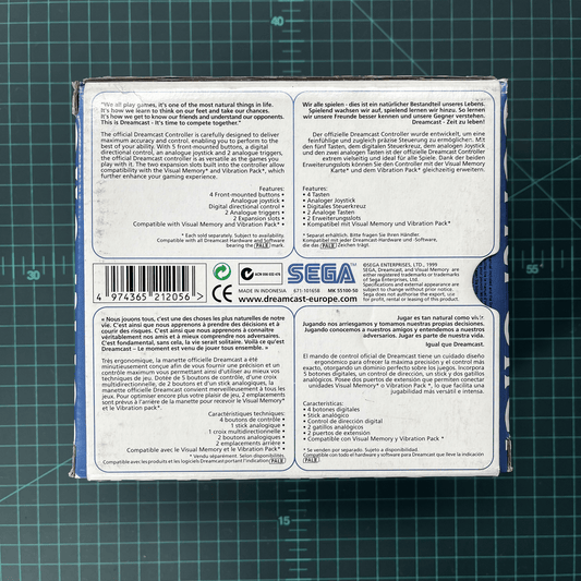 Sega Dreamcast Controller | Sega | Dreamcast | Accessories | CIB - RetroguySA