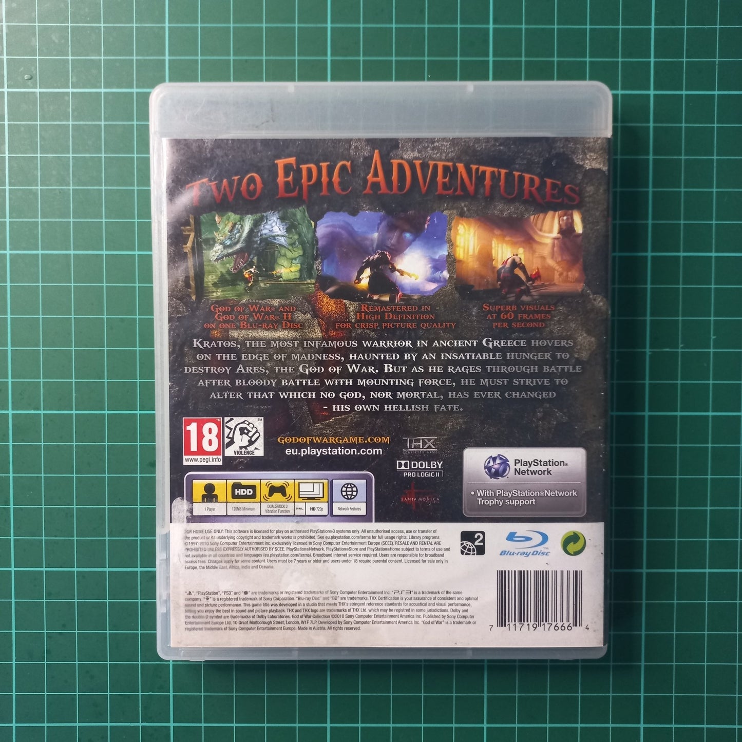 God of War Collection | PS3 | Playstation 3 | Used Game | No Manual - RetroguySA