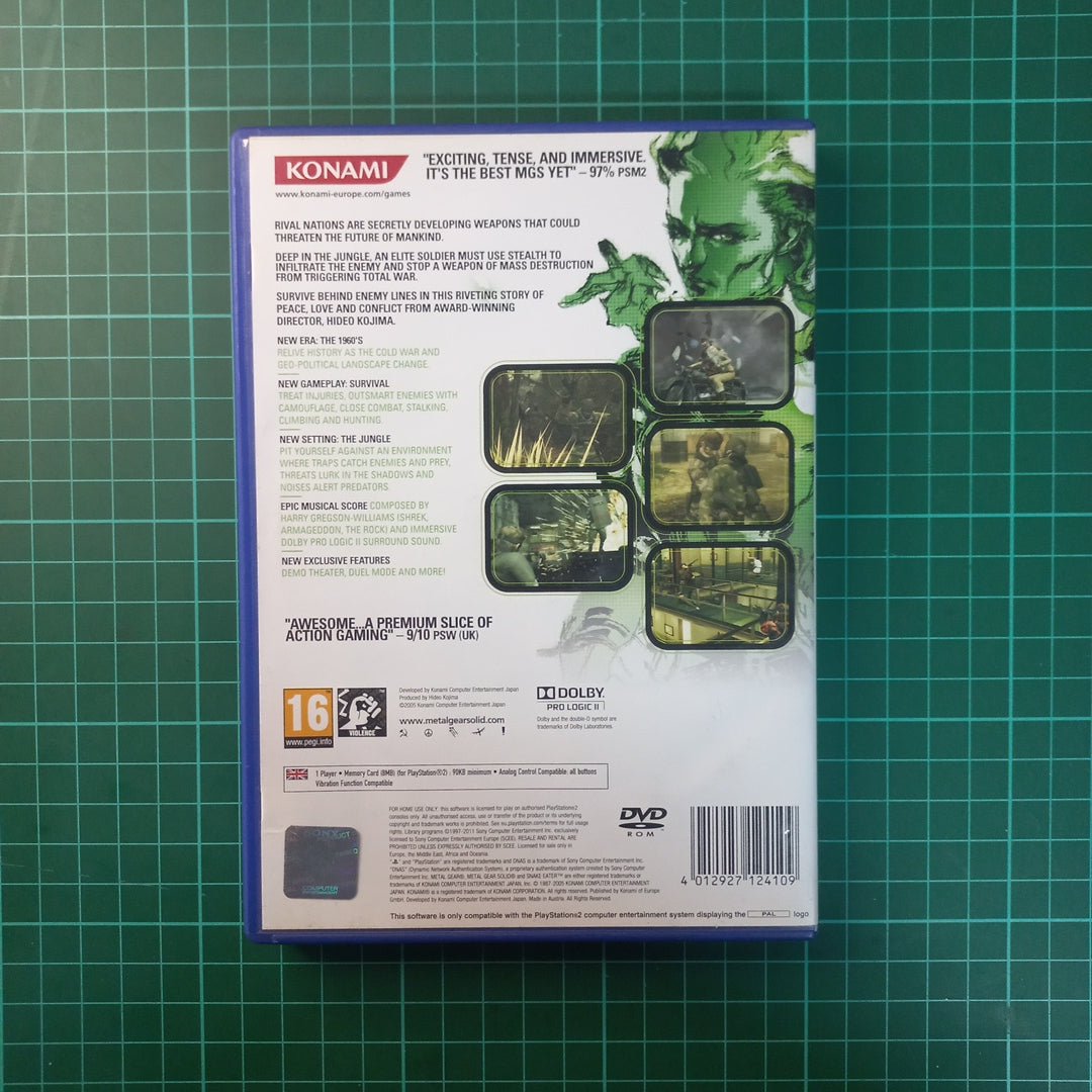 Metal Gear Solid 3: Snake Eater | PS2 | PlayStation 2 | Used Game - RetroguySA