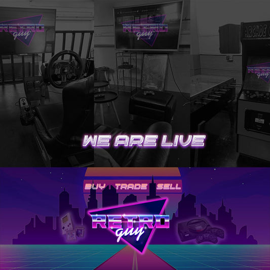 WE ARE LIVE & OPEN - RetroguySA