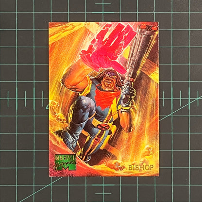 10 Bishop | Devries | 1995 | Marvel Masterpieces | Trading Card - RetroguySA