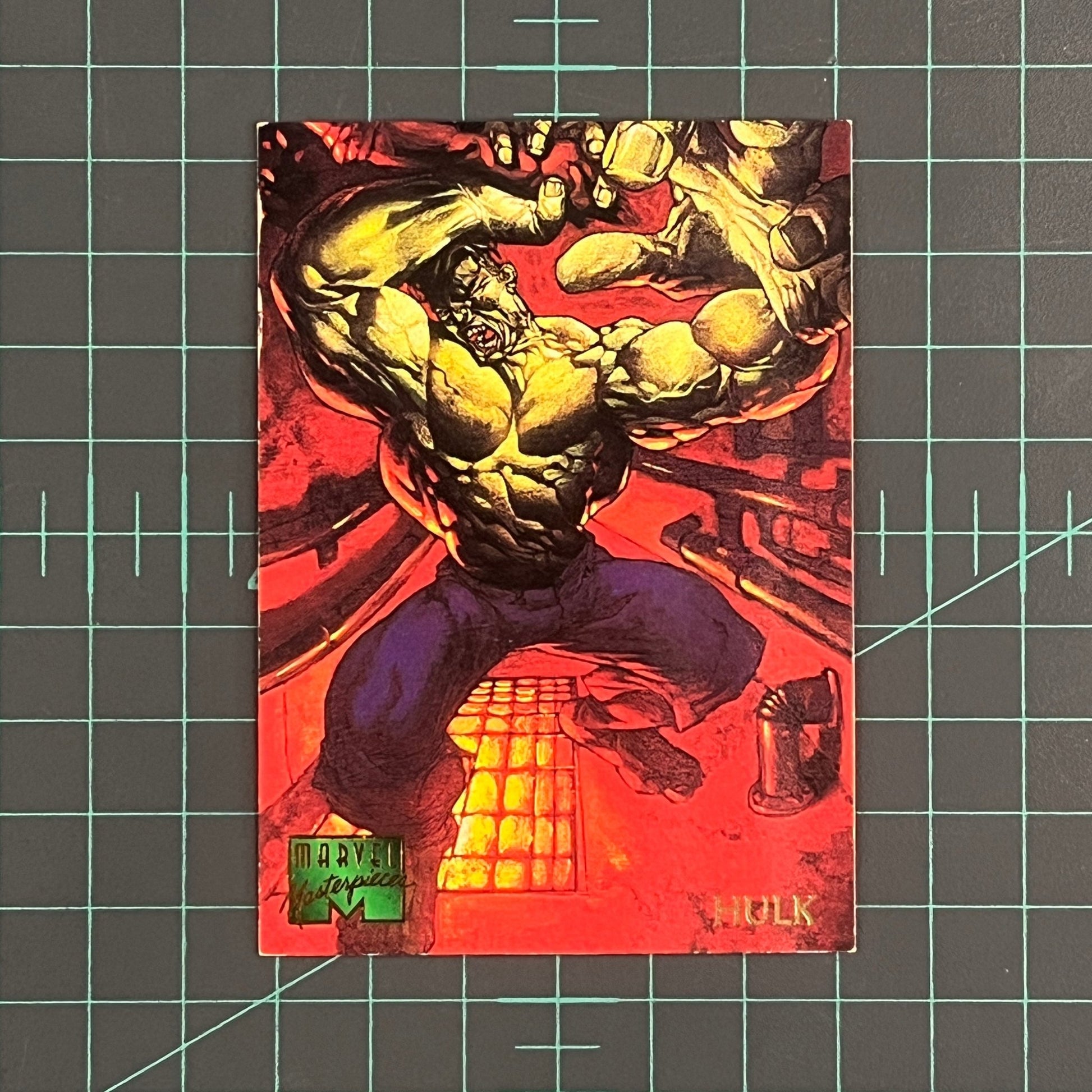 40 Hulk | Devries | 1995 | Marvel Masterpieces | Trading Card - RetroguySA