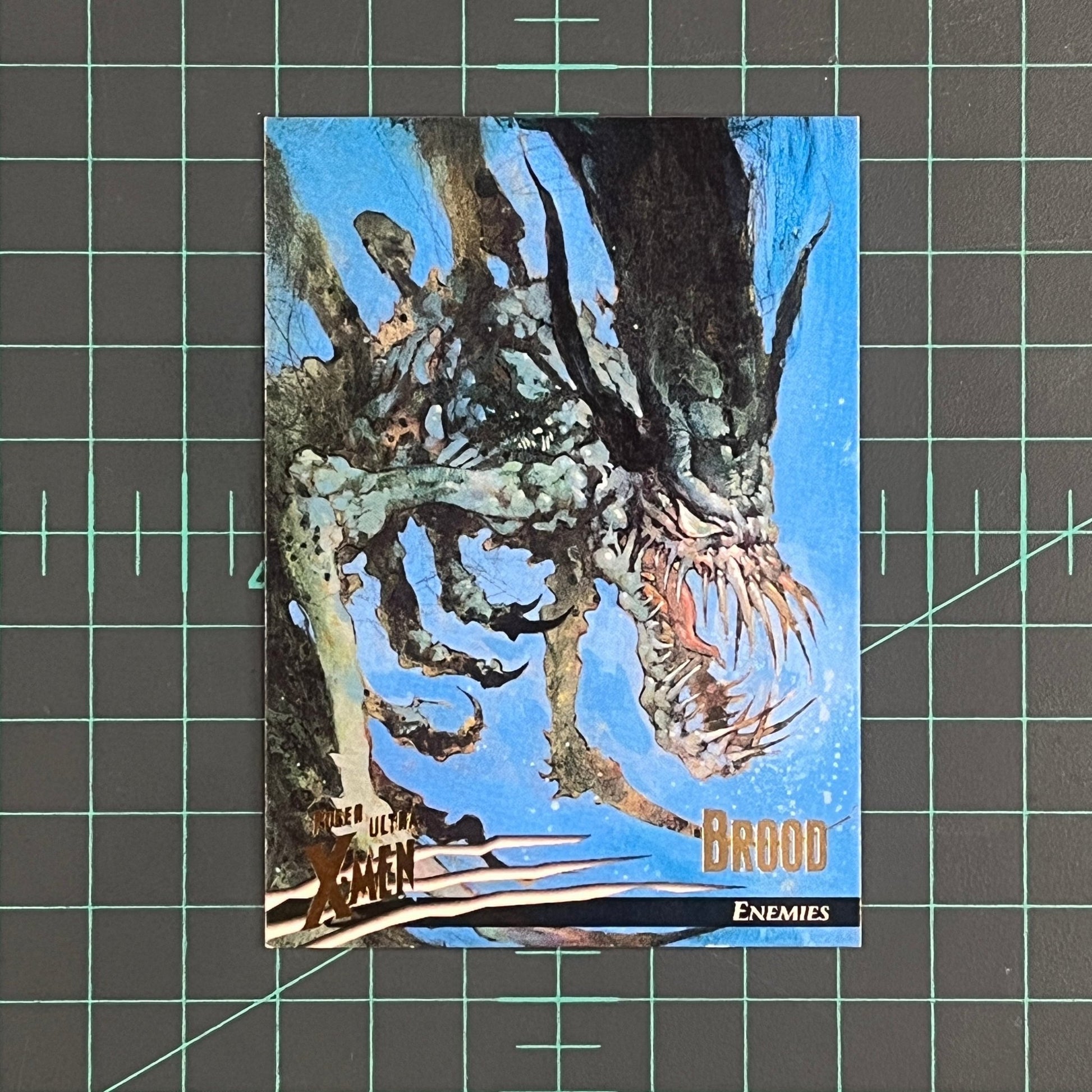 69 Brood | 1996 | X - men Ultra Fleer Wolverine | Trading Card - RetroguySA
