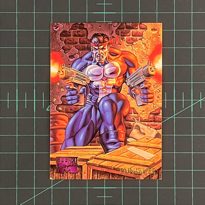 81 Punisher | Scanlan | 1995 | Marvel Masterpieces | Trading Card - RetroguySA