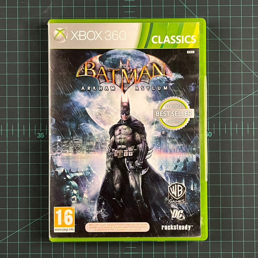 Batman: Arkham Asylum | XBOX 360 | Classics | Used Game | No Manual