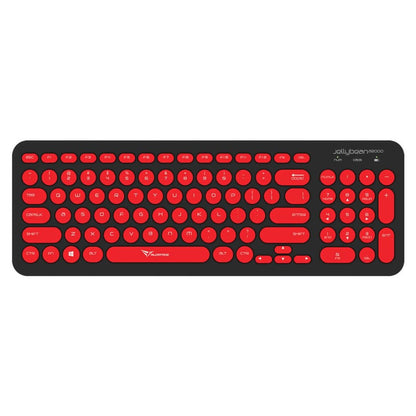 Alcatroz A2000 Jellybean Wireless Keyboard and Mouse Combo - Black/Red - RetroguySA