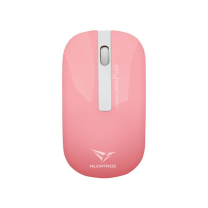 Alcatroz A2000 Jellybean Wireless Keyboard and Mouse Combo - White/Peach - RetroguySA