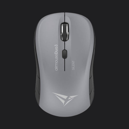 Alcatroz Airmouse Duo 3 Silent Wireless and Bluetooth Mouse - Grey - RetroguySA