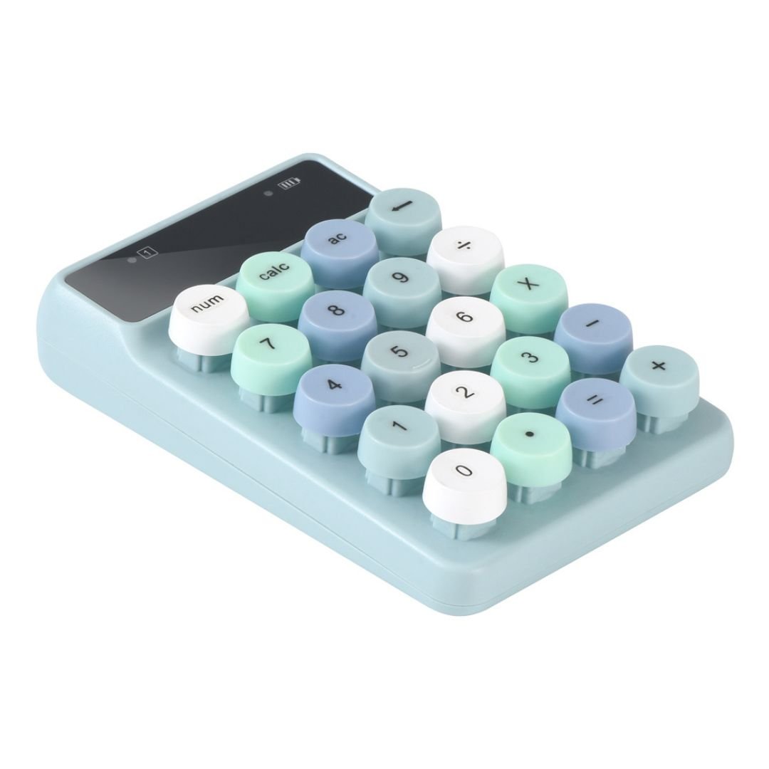 Alcatroz JellyBean Num A3 Bluetooth and Wireless Numpad - Aqua - RetroguySA