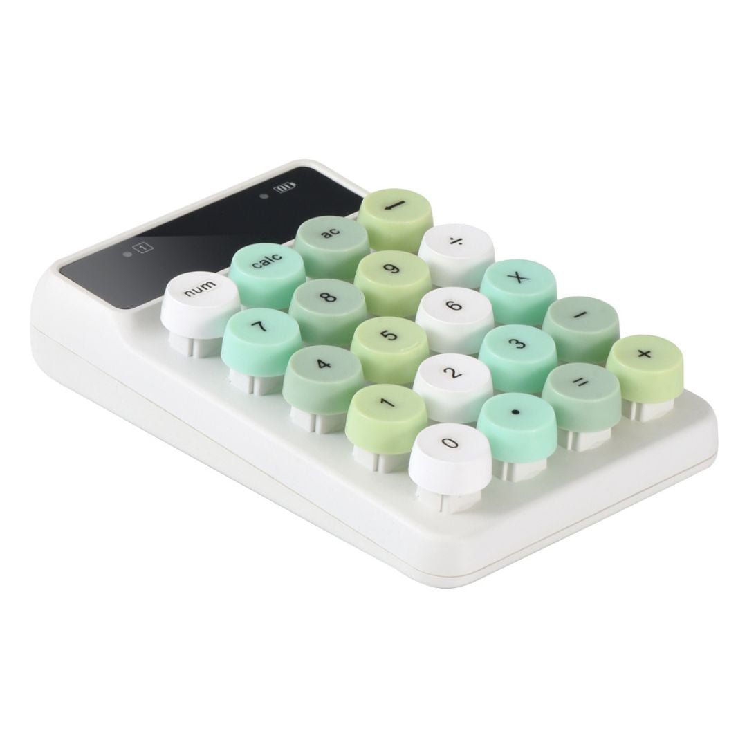 Alcatroz JellyBean Num A3 Bluetooth and Wireless Numpad - Crayon Green - RetroguySA