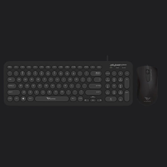 Alcatroz Jellybean U2000 Keyboard and Mouse - Black - RetroguySA