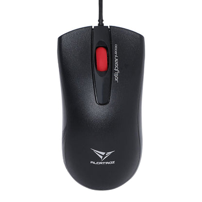 Alcatroz Jellybean U2000 Keyboard and Mouse - Black/Red - RetroguySA
