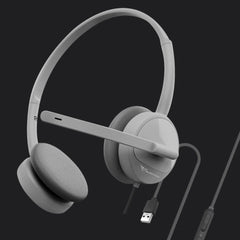 Alcatroz XP 1U USB Headset with Mic - Dark Grey - RetroguySA