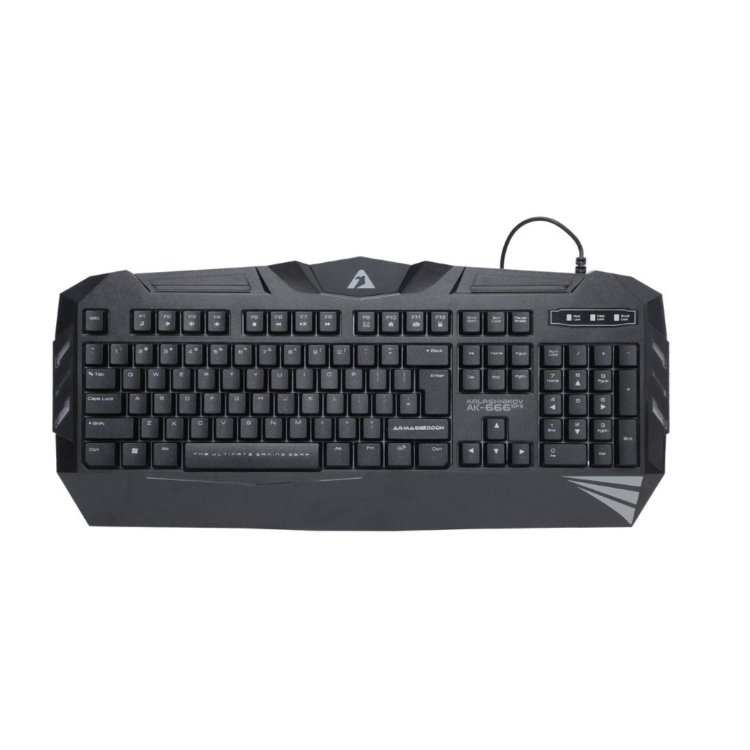 Armaggeddon AK - 666 Kalashnikov Membrane Gaming Keyboard - RetroguySA