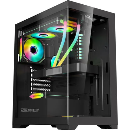 Armaggeddon Aquaron Pro ATX Gaming Case - Black - RetroguySA