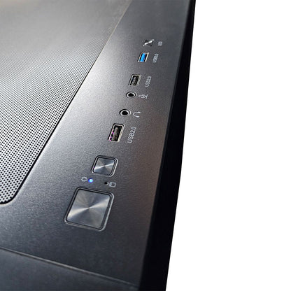 Armaggeddon Aquaron X - Curve 285 MicroATX Gaming Case - White - RetroguySA