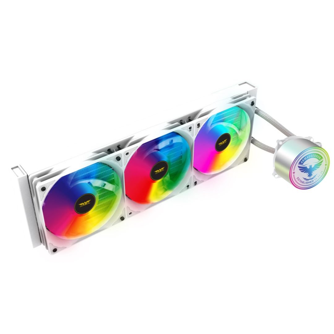 Armaggeddon Arctic Freeze 360 CPU Liquid Cooler - White - RetroguySA