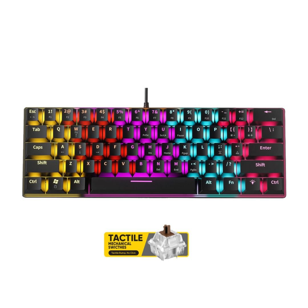 Armaggeddon MKA - 1C Neo Psychswift 61 keys Mechanical Keyboard - Tactile - RetroguySA
