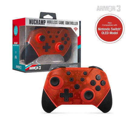 Armor3 NuChamp Wireless Switch Controller - Ruby Red - RetroguySA