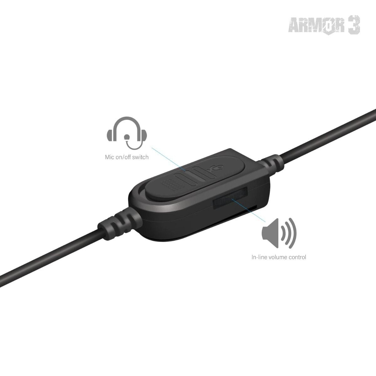 Armor3 SoundTac Universal Gaming Headset - Red - RetroguySA