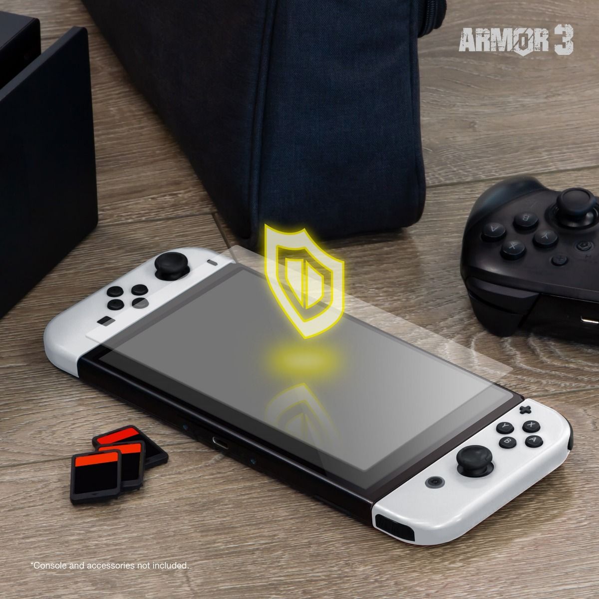 Armor3 Tempered Glass Screen Protector 2 Pack For Nintendo Switch OLED - RetroguySA