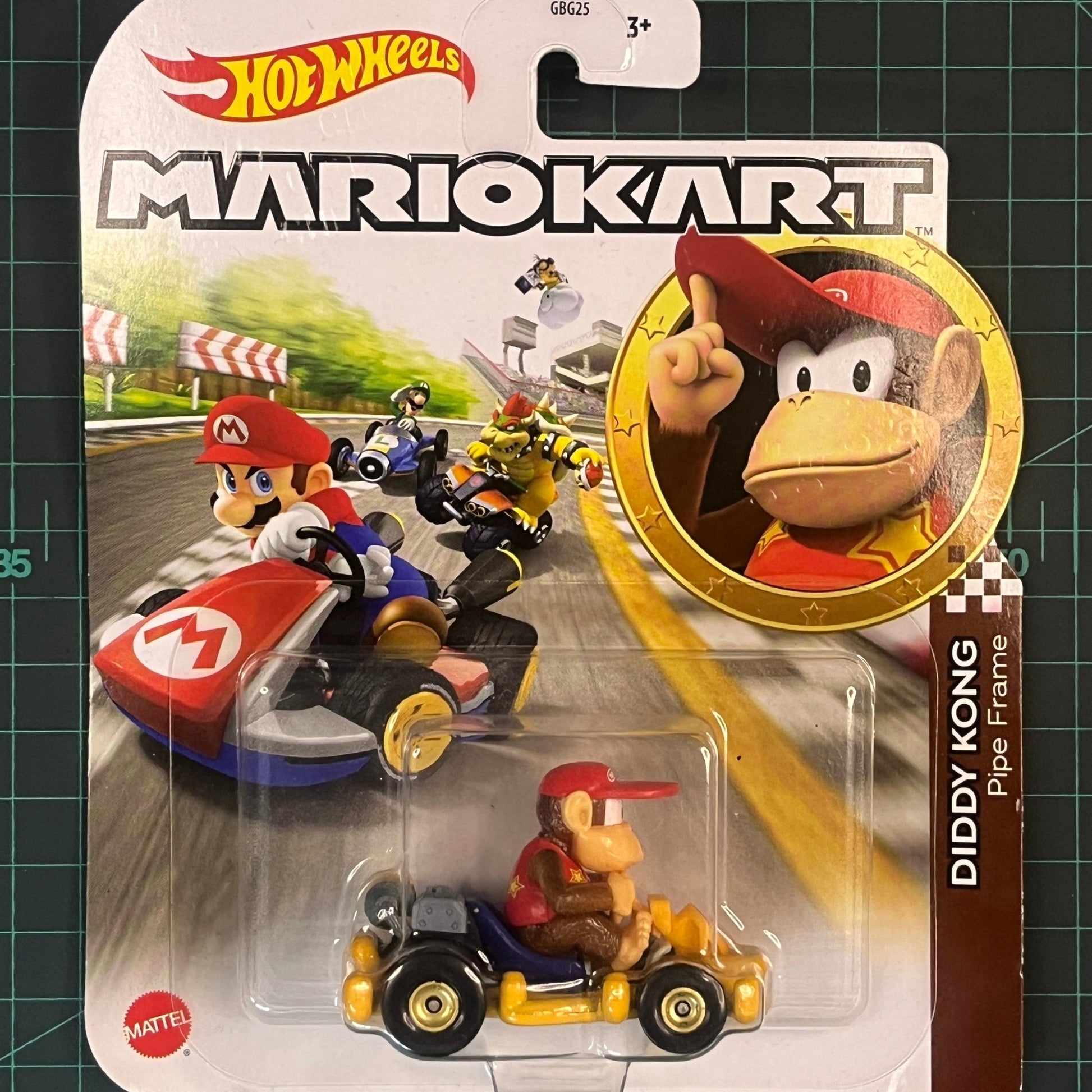 Diddy Kong: Pipe Frame | Mario Kart | 2023 | Hot Wheels - RetroguySA