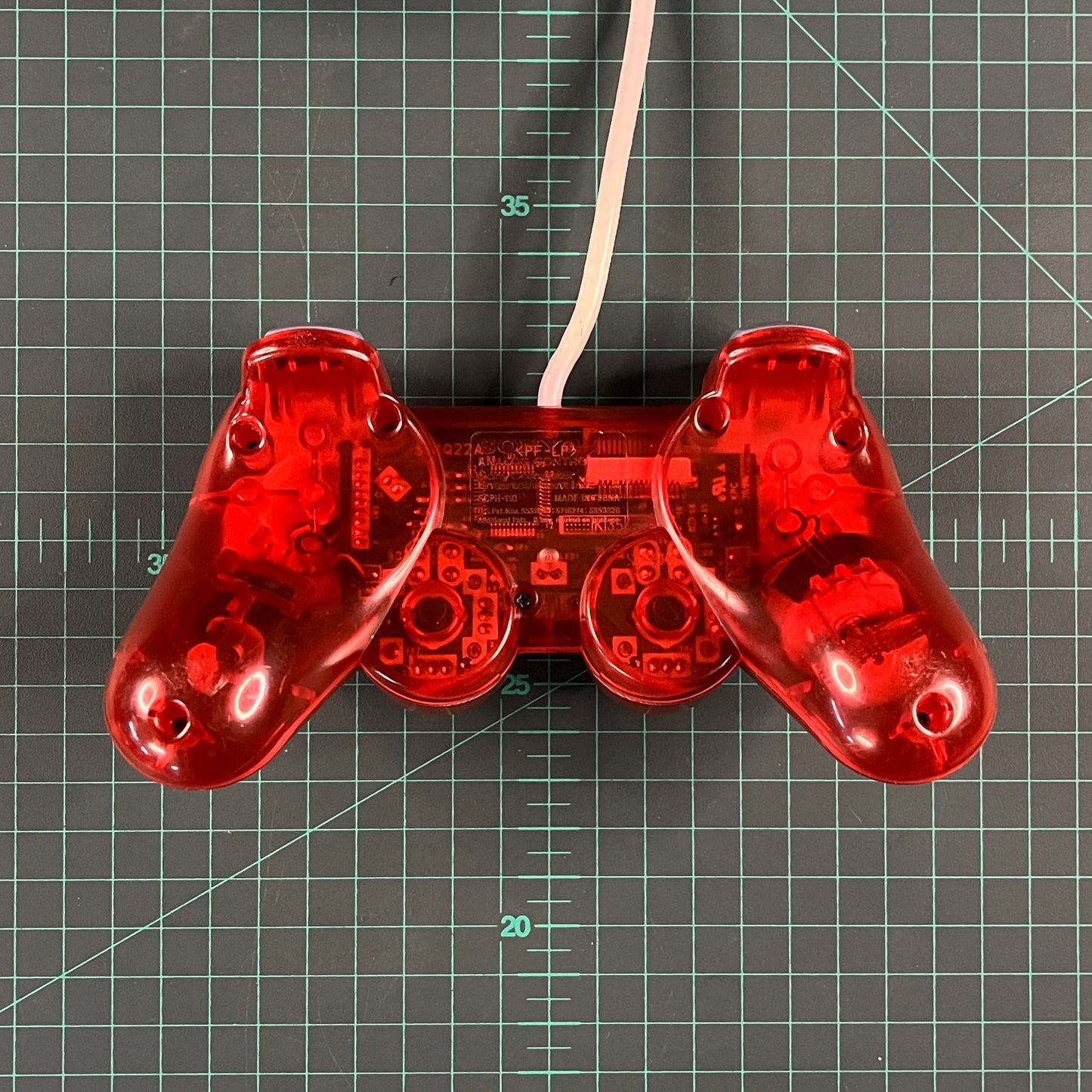 Dualshock Controller | Crimson Red | Playstation 1 | PS1 | Accessories - RetroguySA