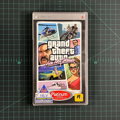 Grand Theft Auto: Vice City Stories | PSP | Platinum | Used Game - Including Map - RetroguySA