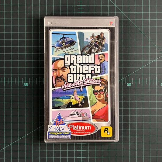 Grand Theft Auto: Vice City Stories | PSP | Platinum | Used Game - Including Map - RetroguySA