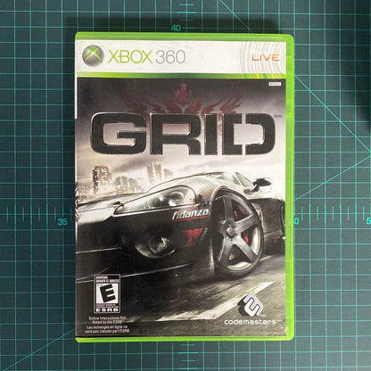 GRID | XBOX 360 | Used Game | NTSC - RetroguySA