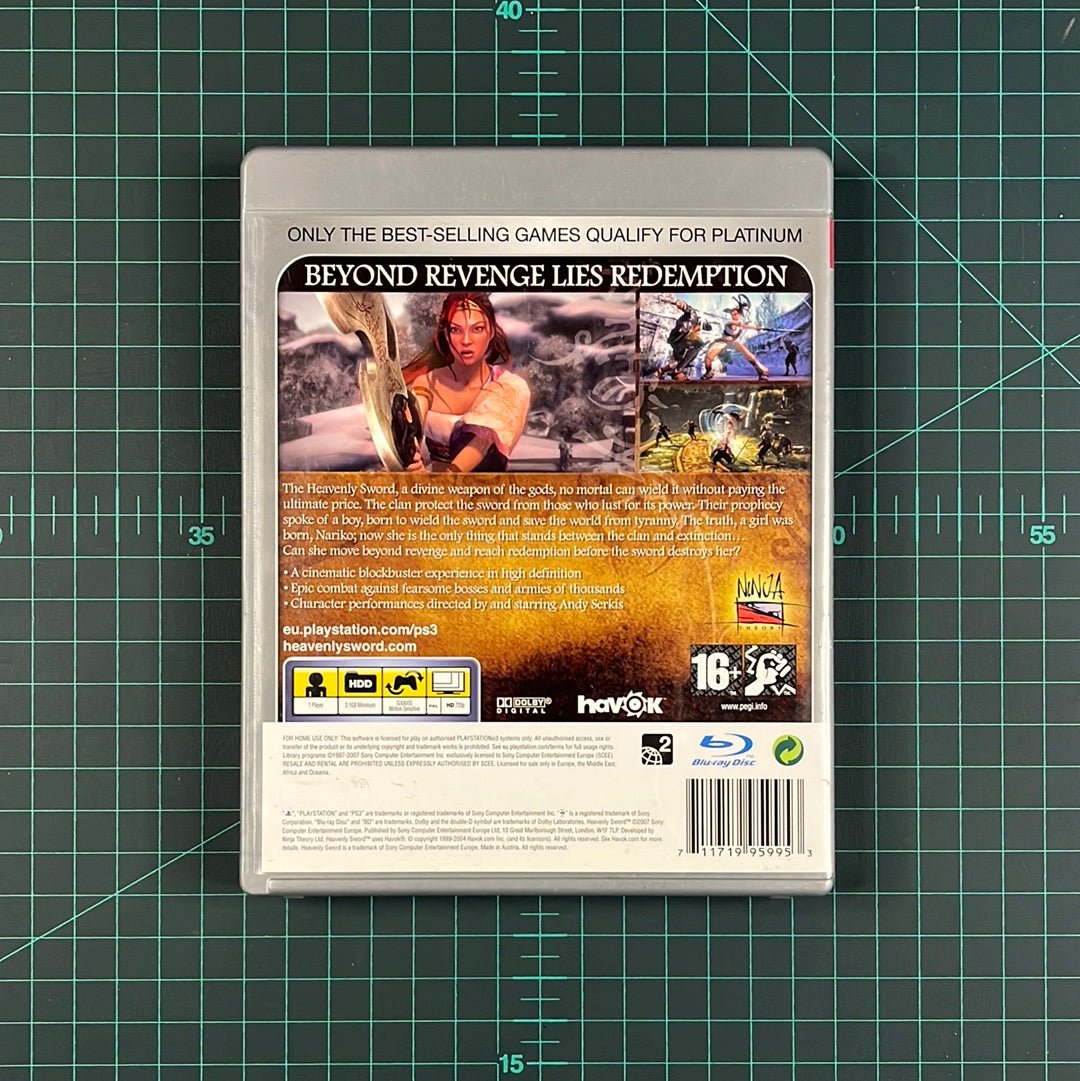 Heavenly Sword | Platinum | Playstation 3 | PS3 | Used Game - RetroguySA