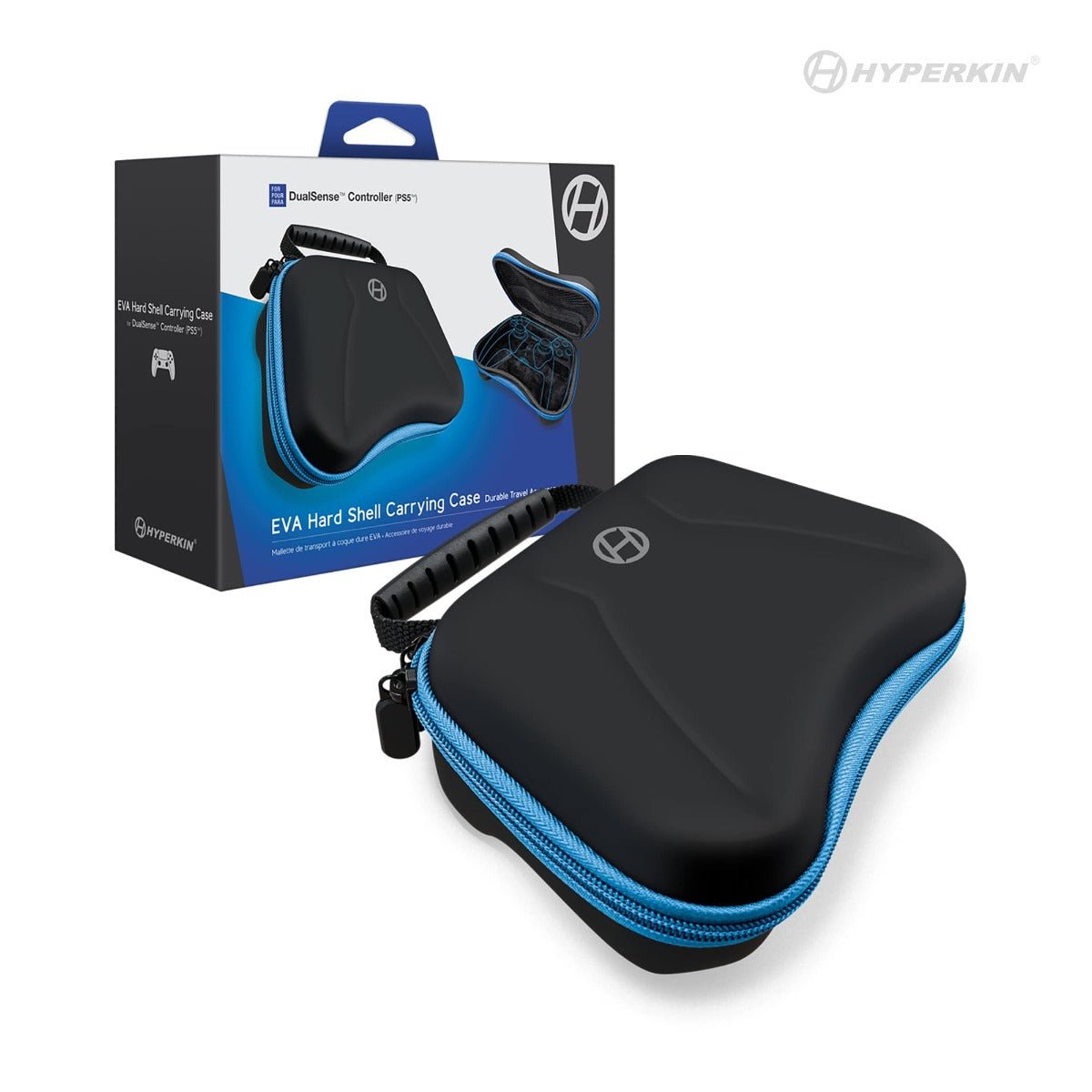 Hyperkin EVA Hard Shell Carrying Case For DualSense Controller - Black - RetroguySA