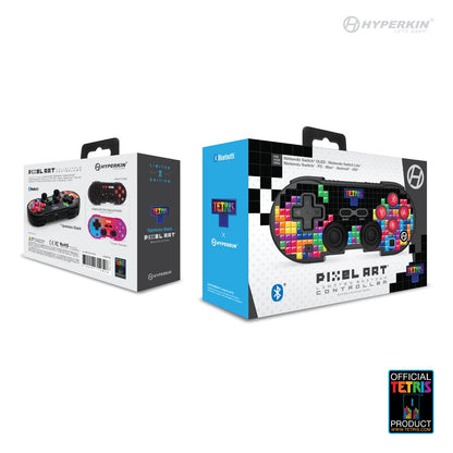 Hyperkin Official Tetris Pixel Art Bluetooth Switch Controller - Tetrimino Stack - RetroguySA