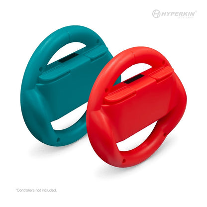 Hyperkin Racing Wheel Set 2 Pack For Joy - Con - Blue/Red - RetroguySA