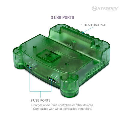 Hyperkin RetroN S64 Console Dock For Nintendo Switch - Lime Green - RetroguySA