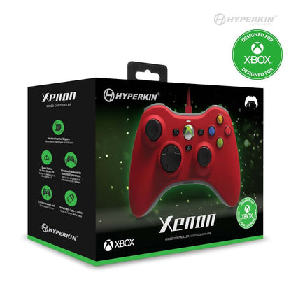 Hyperkin Xenon Wired Xbox Controller - Red - RetroguySA