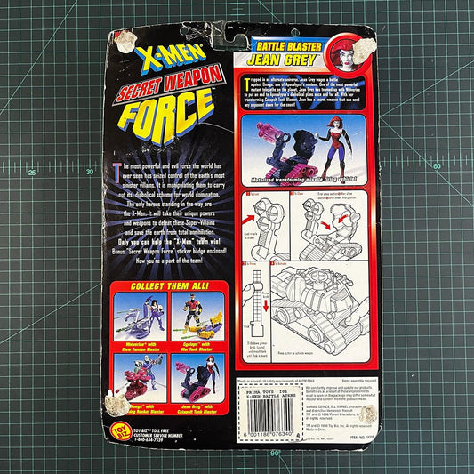 Jean Grey | X - Men: Secret Weapon Force Battle Blaster | 1998 | Toy Biz | Figurine | Collectible | Toy | New Sealed - RetroguySA