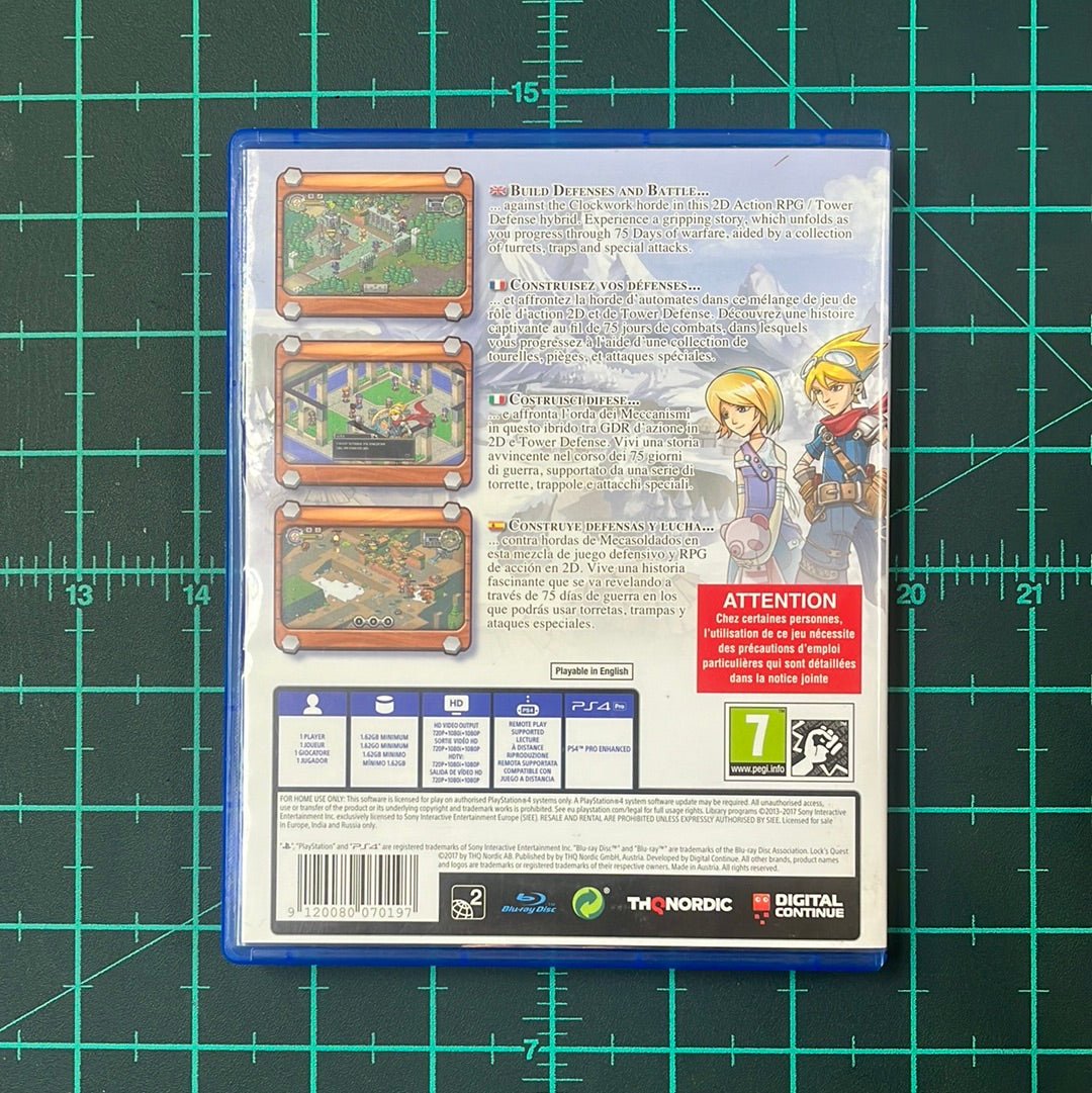Lock's Quest | Playstation 4 | PS4 | Used Game - RetroguySA