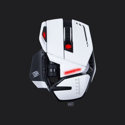 Mad Catz R.A.T. 6+ Wired Optical Gaming Mouse - White - RetroguySA