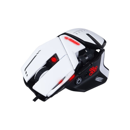 Mad Catz R.A.T. 6+ Wired Optical Gaming Mouse - White - RetroguySA