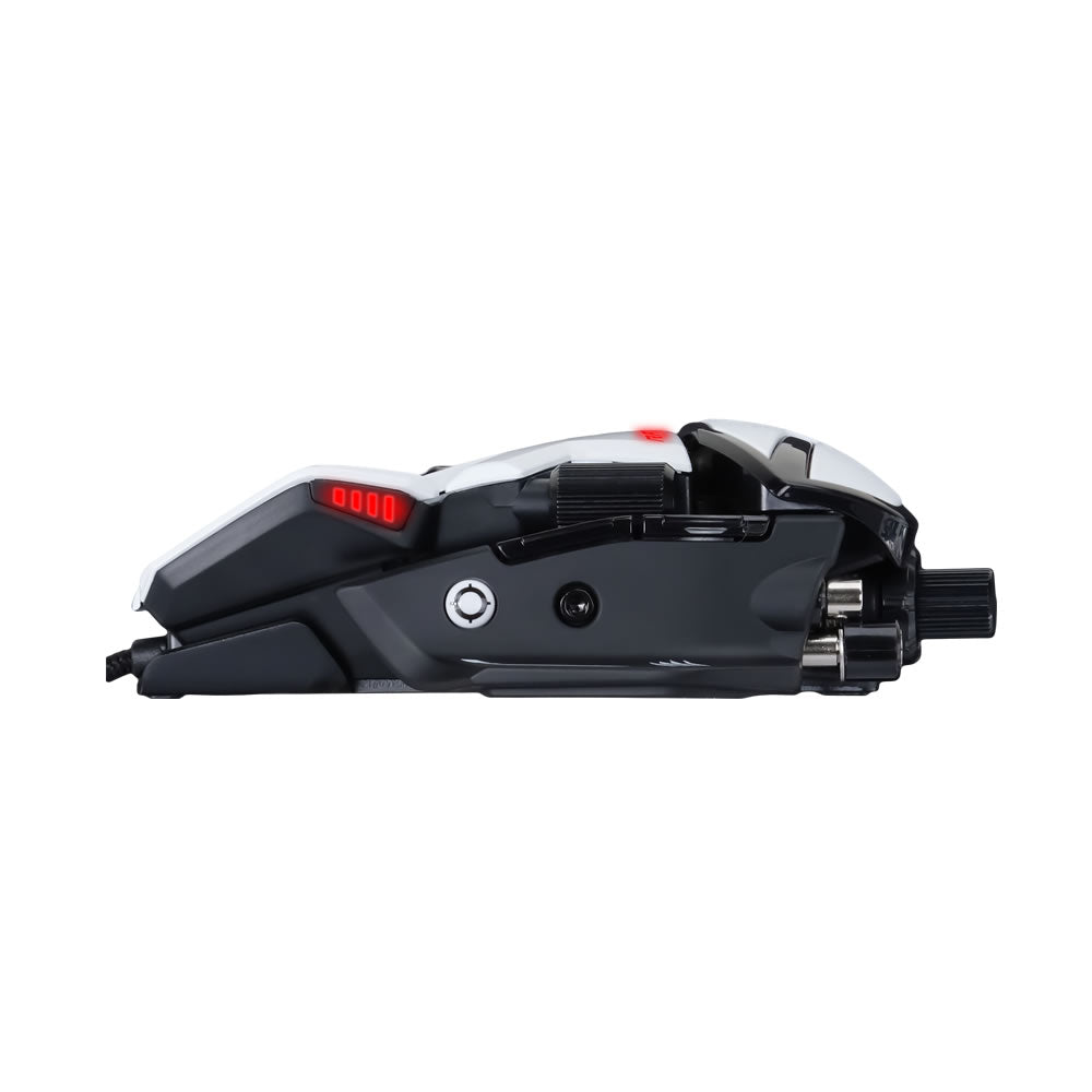 Mad Catz R.A.T. 8+ Wired Fully Adjustable Gaming Mouse - White - RetroguySA