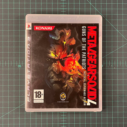 Metal Gear Solid 4: Guns of the Patriots | PS3 | PlayStation 3 | Used Game - RetroguySA