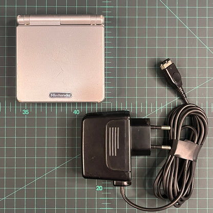 Nintendo Game Boy Advance SP | Platinum (Silver) | AGS - 001 | GameBoy Advance SP | Used Handheld Console - RetroguySA