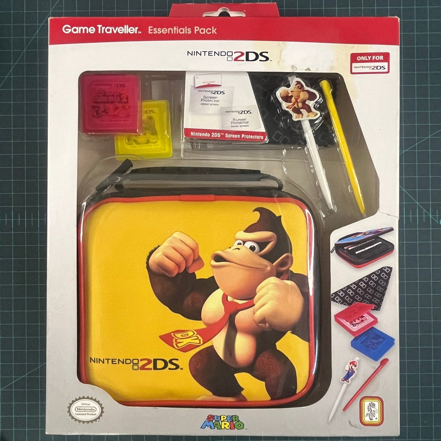 Nintendo Game Traveller Essentials Pack | Donkey Kong | 2DS | Accessories | New CIB - RetroguySA