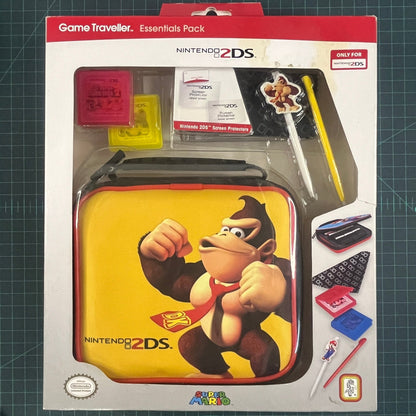 Nintendo Game Traveller Essentials Pack | Donkey Kong | 2DS | Accessories | New CIB - RetroguySA