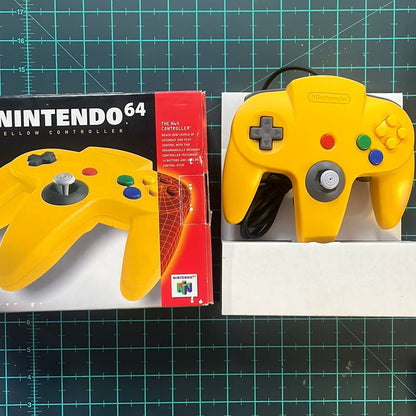 Nintendo N64 Controller | Yellow | Nintendo 64 | N64 | Accessories - RetroguySA
